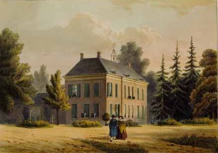 Het door Derk Gaymans gebouwde tweede huis Hemelse Berg, het huis waarin Van der Aa woonde.