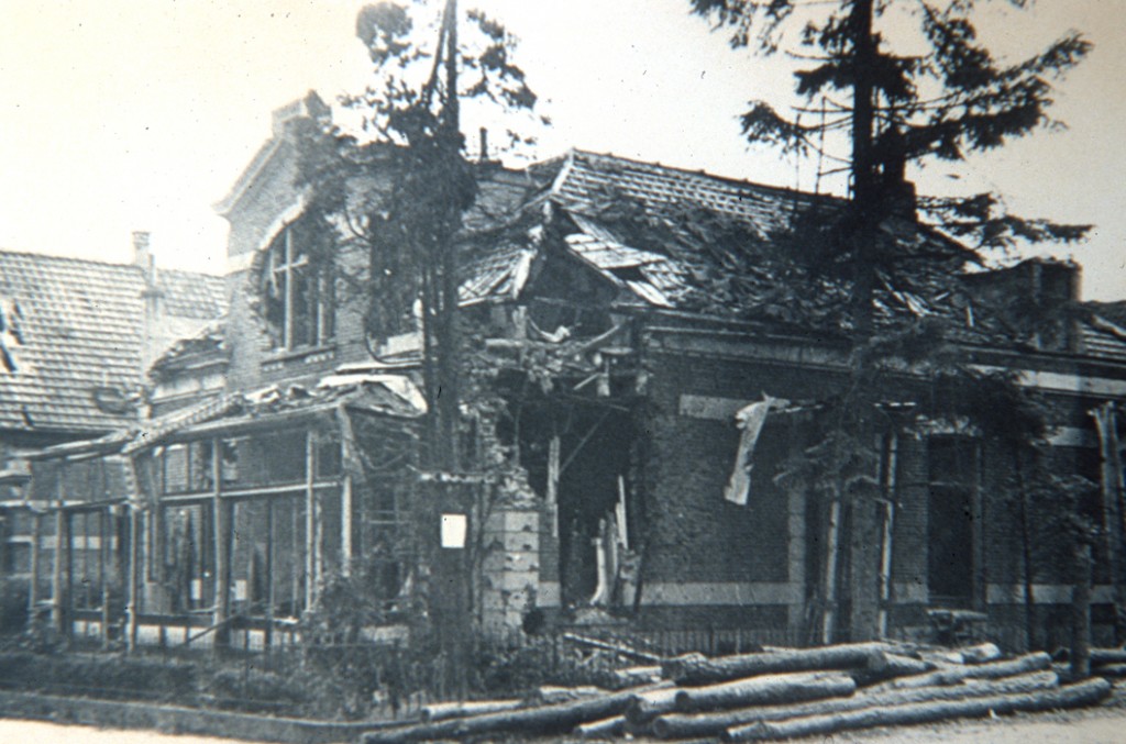 De villa op Paul Krugerstraat 2 in 1944.