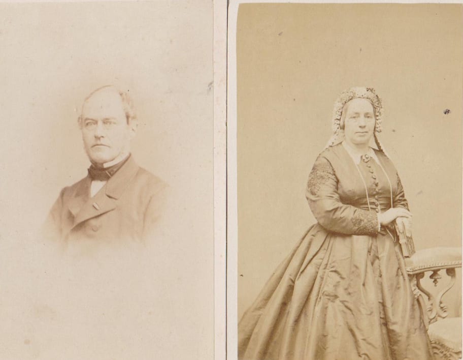 Ds. J.C. van Marken en echtgenote in 1866
