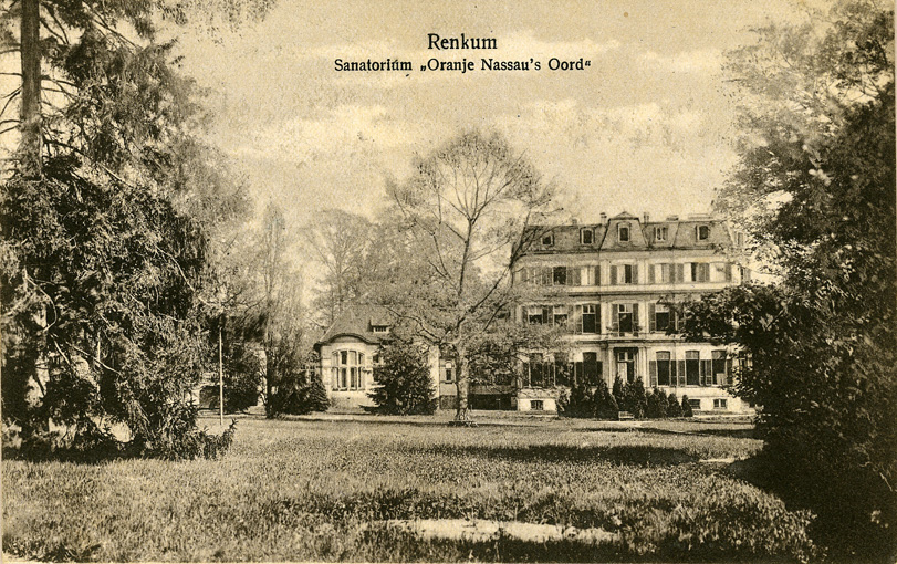 Het hoofdgebouw, tevens eerste klasse gebouw van het sanatorium.