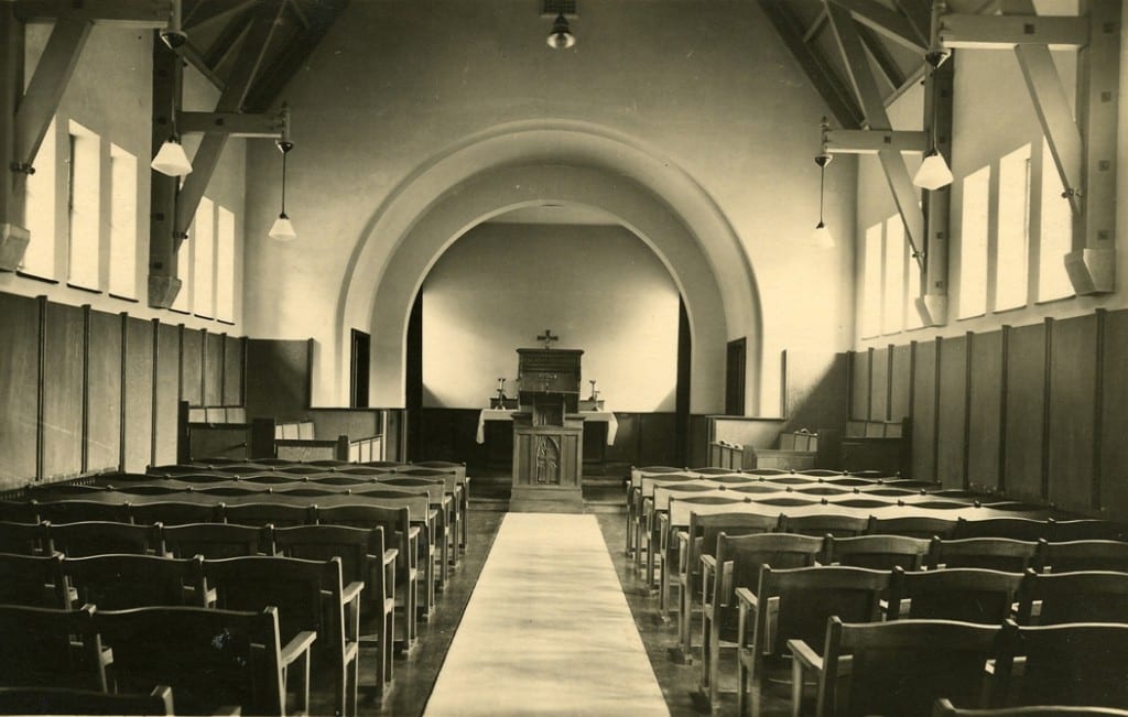 Het interieur van de kapel.